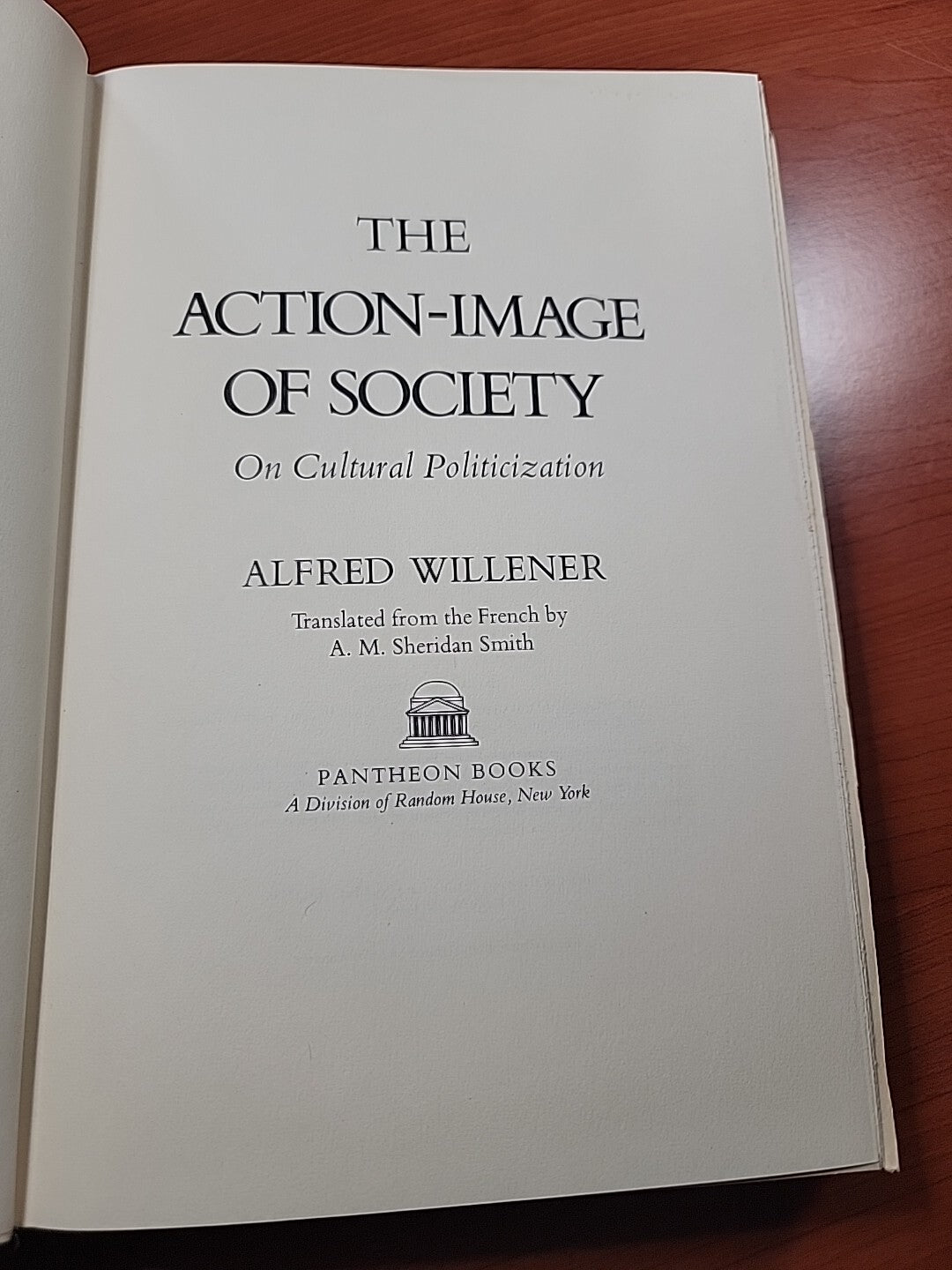1968 France Student Revolt Sociology Book The Action-Image Of Society Willener