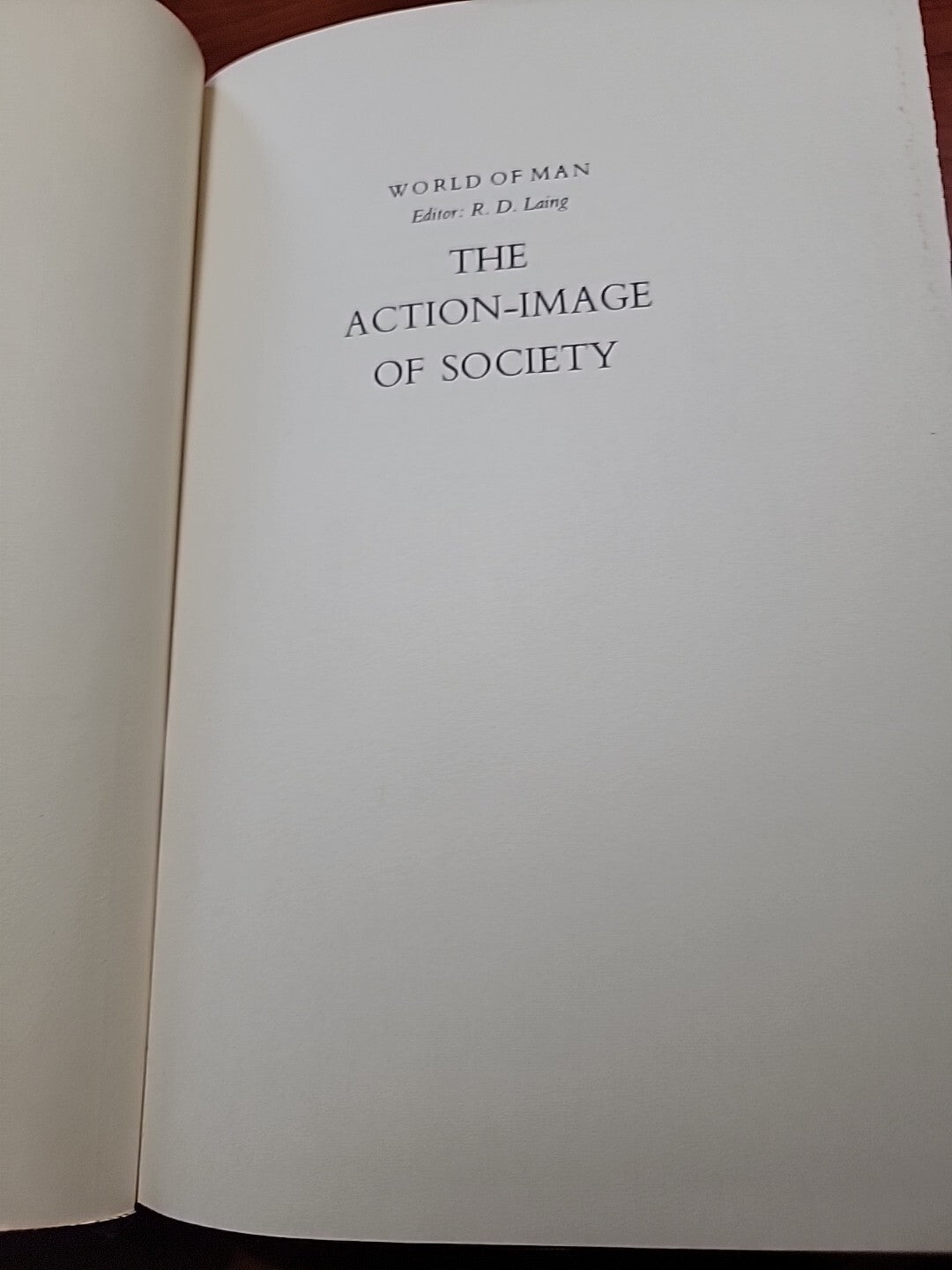 1968 France Student Revolt Sociology Book The Action-Image Of Society Willener
